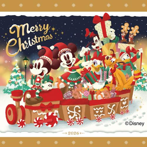 2026年クリスマストレインのミッキー＆フレンズの絵柄