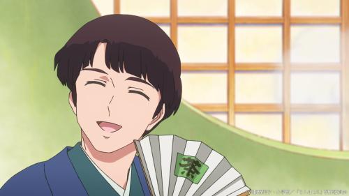 第28話「格闘茶道どす」先行カット・扇を持つ大文字煎太郎