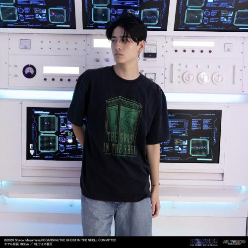 攻殻機動隊×AIR TWOKYO Tシャツ7（バトー）の着用例