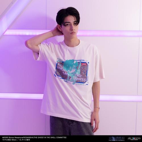 攻殻機動隊×AIR TWOKYO Tシャツ6（報道）の着用例