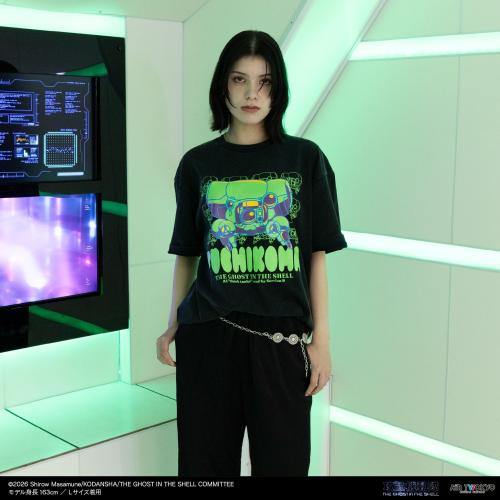 攻殻機動隊×AIR TWOKYO Tシャツ5（フチコマ）の着用例