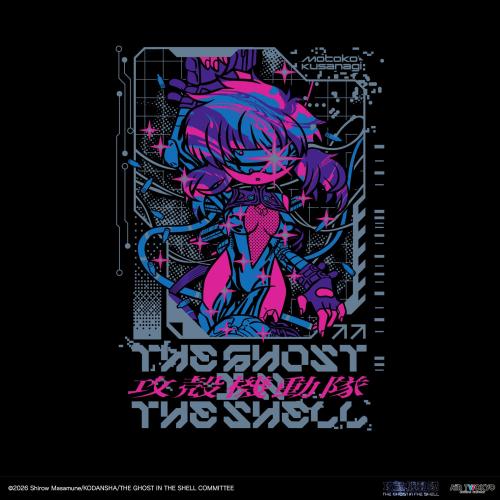 攻殻機動隊×AIR TWOKYO Tシャツ1プリント部分