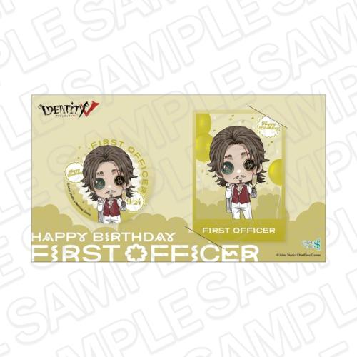 Identity V Identity V カンバッジ&チェキ風カードセット 一等航海士 Birthday&Characterday 2026 ver.