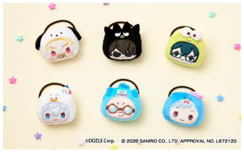 ぬいぐるみヘアゴム6種の商品写真