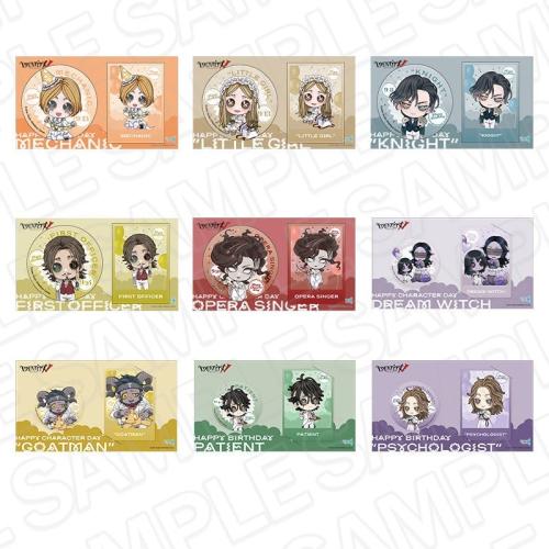 Identity V カンバッジ&チェキ風カードセット Birthday&Characterday 2026 ver. 全9種