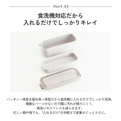ラク洗ランチボックスの商品・機能説明画像