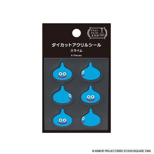 ドラゴンクエスト文具屋 ダイカットアクリルシール ＜スライム＞ 商品画像1