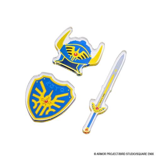 ドラゴンクエスト文具屋 ダイカットアクリルシール ＜ロトの装備＞ 商品画像3