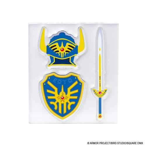 ドラゴンクエスト文具屋 ダイカットアクリルシール ＜ロトの装備＞ 商品画像2