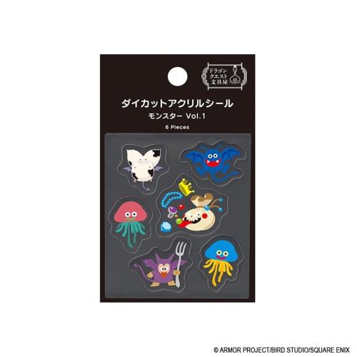 ドラゴンクエスト文具屋 ダイカットアクリルシール ＜モンスター Vol.1＞ 商品画像1
