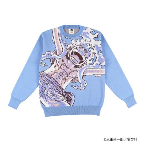 ONE PIECE クルーネックニット #1ルフィ