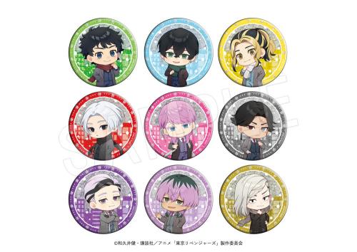 グリッター缶バッジ ミニキャラTypeB 全9種