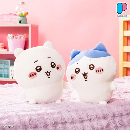 ちいかわ もっちるおすわりBIGぬいぐるみ① ちいかわとハチワレ