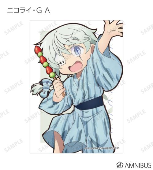 文豪ストレイドッグス わん!2 描き下ろし 浴衣で食べ歩きver. トレーディングブロマイド 商品画像07
