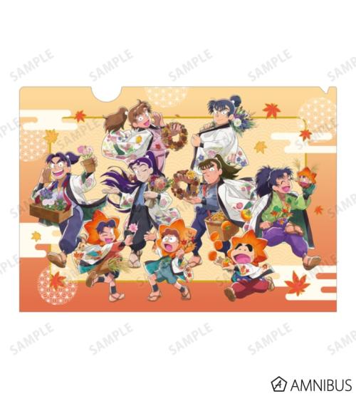 描き下ろし 集合 AKIBIYORIの段 in HANA・BIYORI ver. クリアファイル 掲載見本