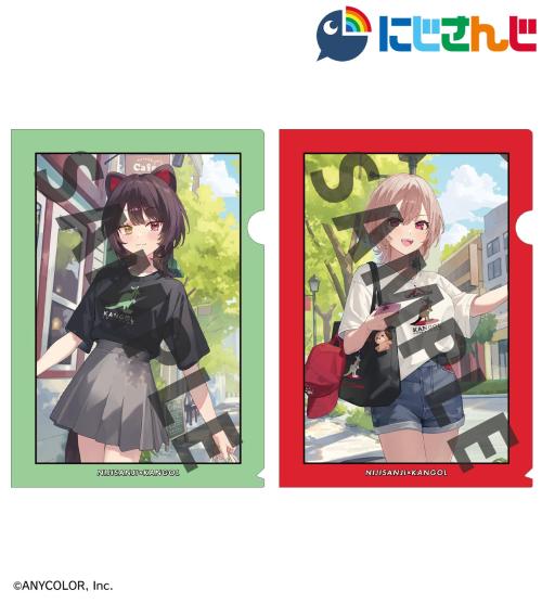 戌亥とこ&フレン・E・ルスタリオ KANGOLコラボ A4クリアファイル2枚セット
