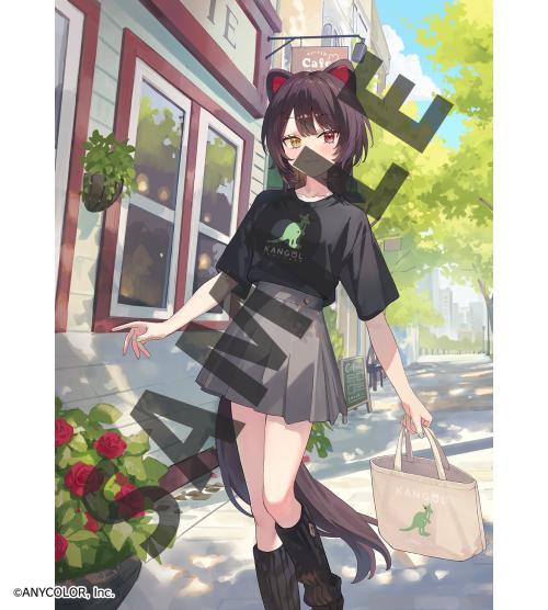 戌亥とこ KANGOLコラボ 着用BIGシルエットTシャツと撮りおろしビジュアル