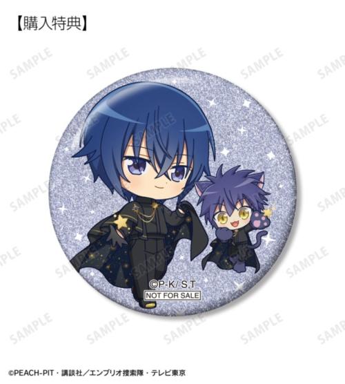 月詠イクト&ヨル ちびキャラグリッター缶バッジ予約購入特典