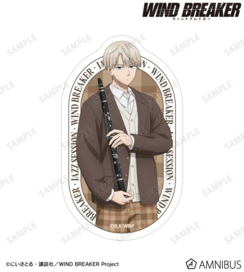 描き下ろし 梶 蓮 ジャズver. ダイカットステッカー 公式商品画像1