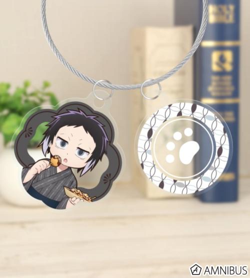 文豪ストレイドッグス わん!2 描き下ろし 芥川龍之介 浴衣で食べ歩きver. 2連ワイヤーアクリルキーホルダー 商品画像04