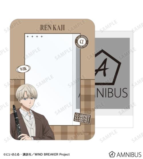 描き下ろし 梶 蓮 ジャズver. B8硬質カードケース 公式商品画像3
