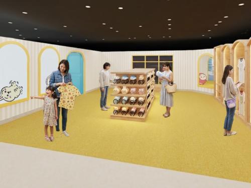 大阪店の店内イメージ・黄色のエリア