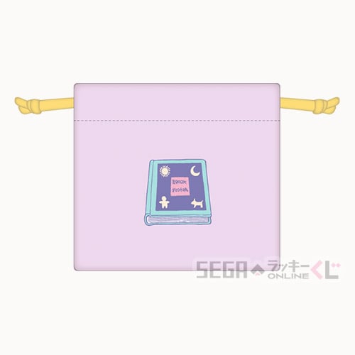 D賞-4 ミニ巾着 デザインD 全長約11cm（裏面）