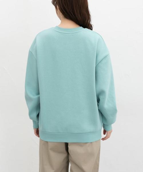 リラックマ/ゆるトップス:ターコイズの背面着用