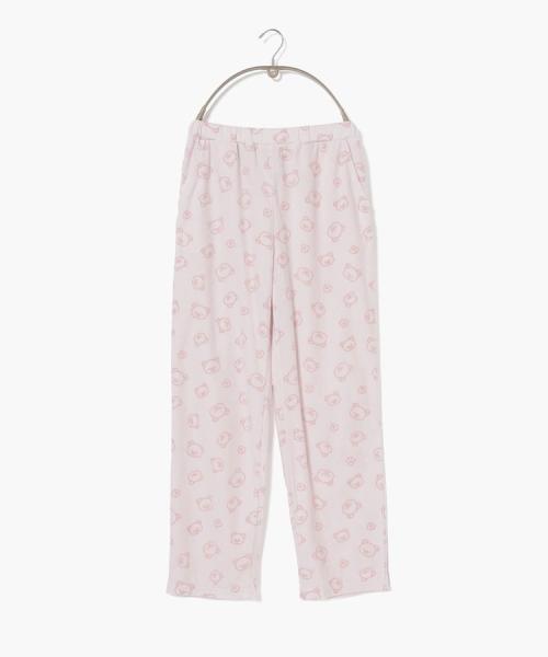 リラックマ/ルームウェア(上下セット):ピンクのボトムス単品
