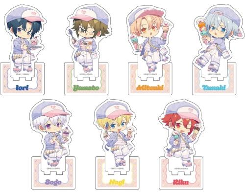 アイドリッシュセブン DREAMY ICE CREAMERY トレーディングミニアクリルスタンド Aグループ