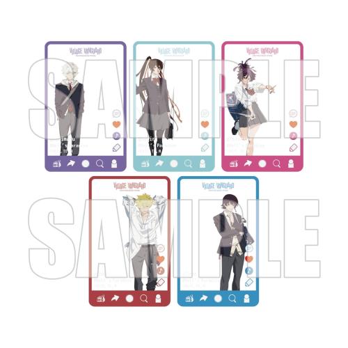 地獄楽×ヴィレッジヴァンガード トレーディングクリアカード全5種