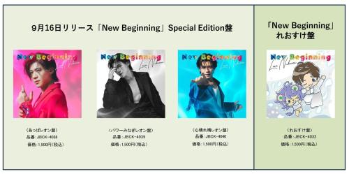 販売予定の新浜レオンさんのCD