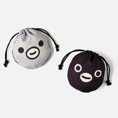 巾着 ダブルフェイスの表裏イメージ。1個ずつ販売