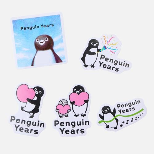 Suicaのペンギン ステッカー Penguin Years 5種セット