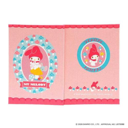 マイメロディ 御朱印帳（昭和レトロ） 定番サイズ（S） 表紙と裏表紙