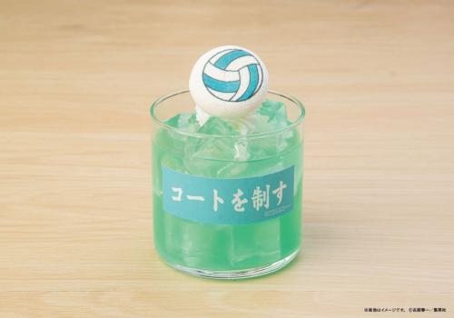 ハイキュー!!展 挑戦者たち 青葉城西高校 グリーンアップルドリンク