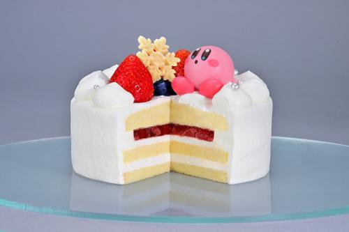 いちごケーキの断面写真