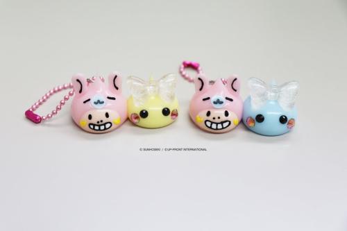 仲良しミニモちゃんデカほっぺちゃんキーホルダー