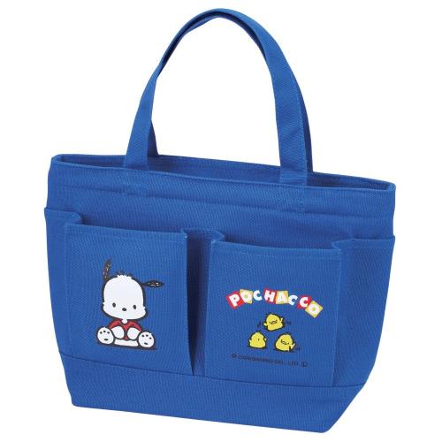 ポチャッコのWポケット保温保冷帆布ランチバッグ 正面