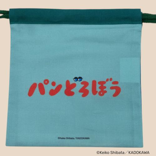 パンどろぼう 「ガブッ」柄の裏面ロゴ