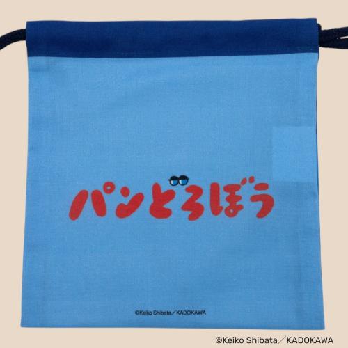 パンどろぼう 「まずい」柄の裏面ロゴ