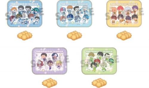 新テニスの王子様 クッキー缶 全5校のデザイン見本