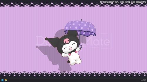 傘を持つクロミ