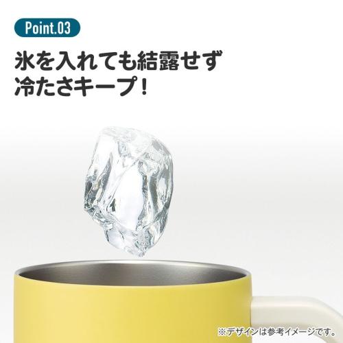 氷を入れた際の保冷・結露の説明図