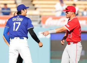 大谷翔平＆トラウトの「トラウタニ」ショットに歓喜「永遠に不滅！」「WBCで再戦見たい」