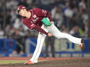 【楽天】２番手の松井友飛が完璧リリーフ　２回20球で無安打無失点３奪三振　３試合連続無失点