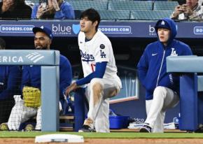 大谷翔平９戦連続安打でストップ、チームは１－11大敗　ベッツのボブルヘッドデー勝利で飾れず