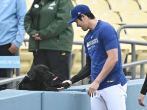 大谷翔平、古巣相手に第１打席で３試合連続ヒット　スタートは切らずにベッツのゴロで封殺