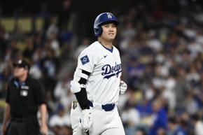 大谷翔平、大飛球や超速打球も４試合ぶりノーヒット　サイ・ヤング右腕の投球術に翻弄される