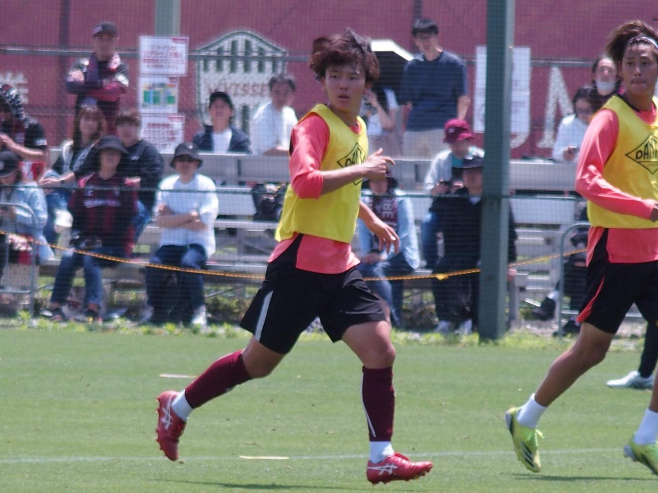 【神戸】U18所属の瀬口大翔「結果求めていきたい」トップ出場とU17代表でのアピールに意欲